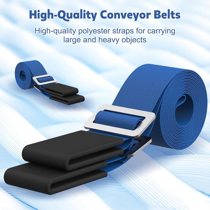 NOCOEX Moving Straps for Heavy Object - 2-Person Lifting and Moving System with Soft Back Pad - Shoulder Lifting Straps for 2 Movers to Easy & Safe Carry Furniture Appliance Mattresse Up to 880lbs - Image 4